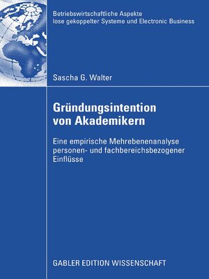 cover image of Gründungsintention von Akademikern
